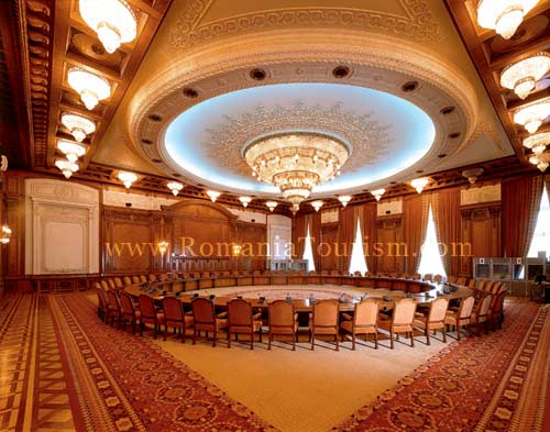 Bucharest - Parliament Palace 
('Drepturile Omului' Conference Room)