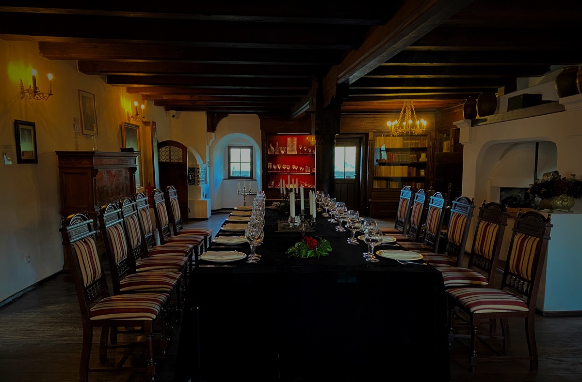 Sala de jantar do Castelo Bran Drácula