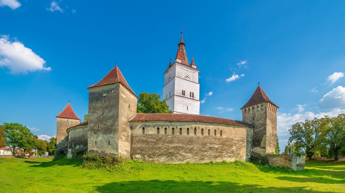 Prejmer Fortified Church in Transylvania defensive walls