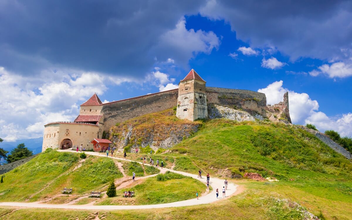 Rasnov fortress in Transylvania