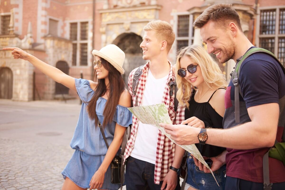 Romania Visitors Searching Attractions on Map