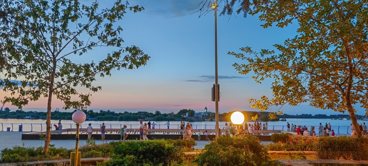Town of Tulcea Danube River Promenade