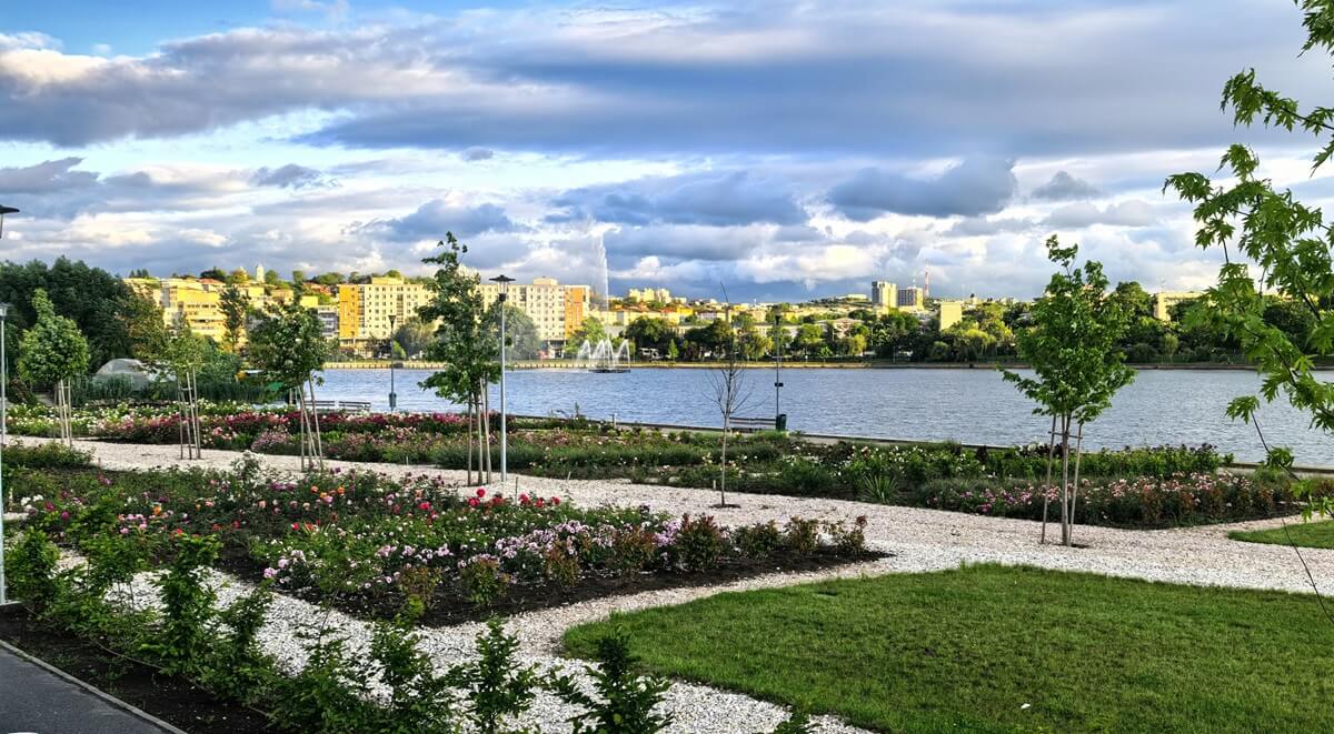 Town of Tulcea in Romania